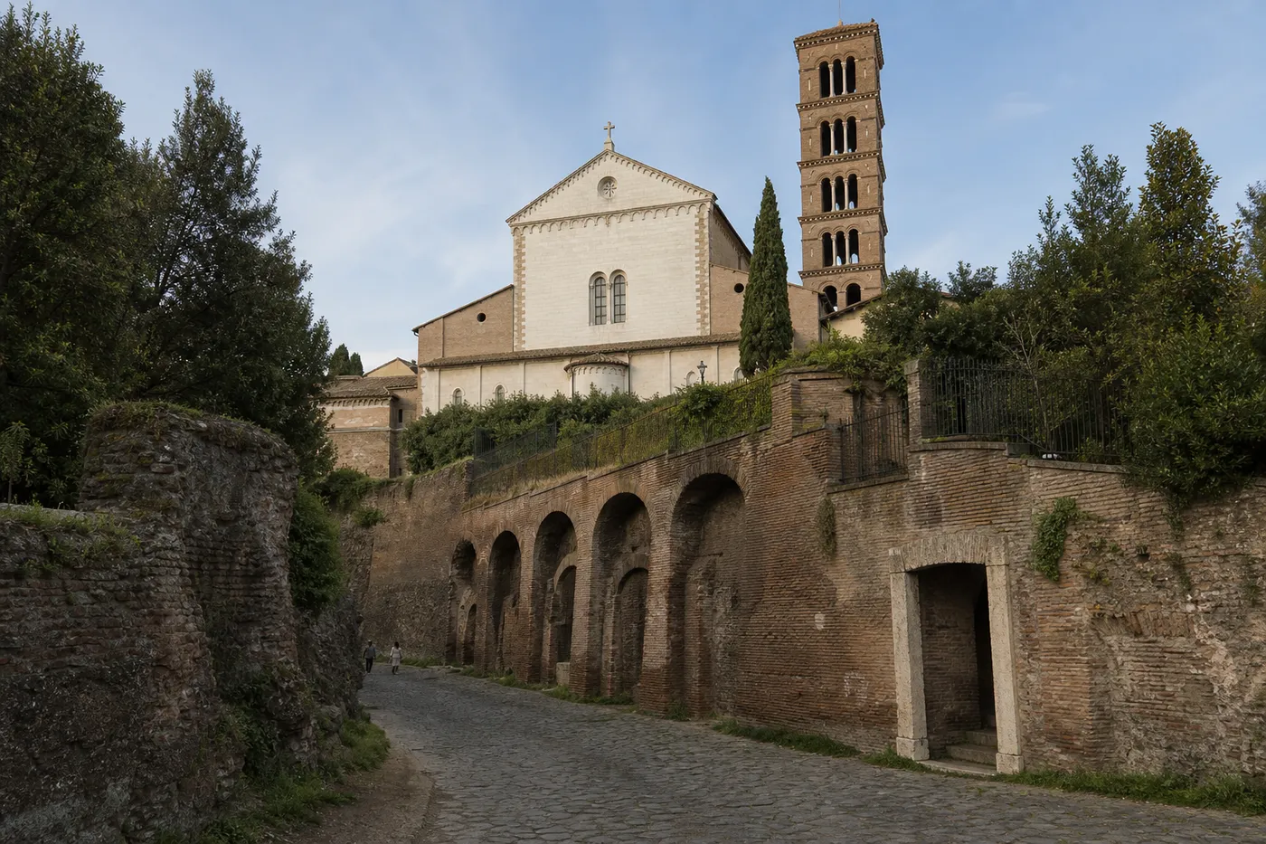 Subterranean Roman Houses, Shaded Celian Villa, and San Clemente Layered History