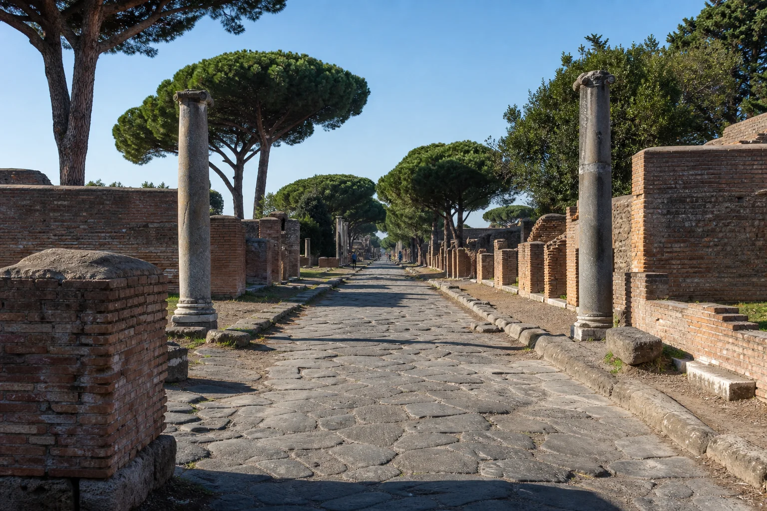 Ancient Tiber Port, Medieval Fortress & Tyrrhenian Sea