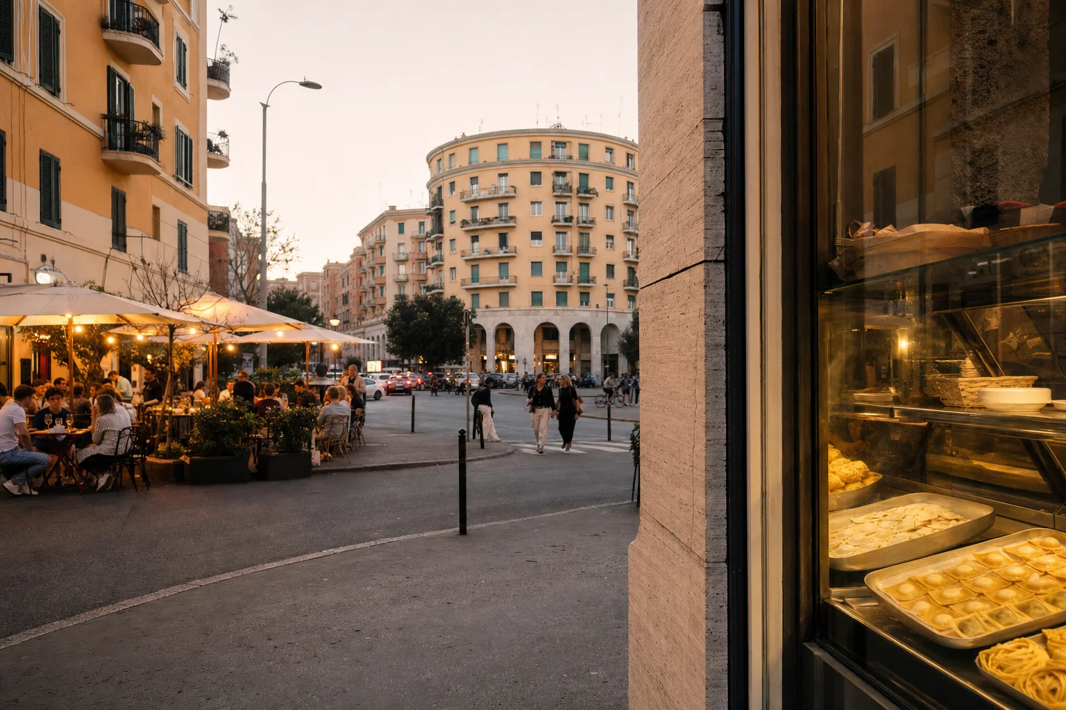 Piazza Bologna Aperitivo & Pasta Fresca Corridor