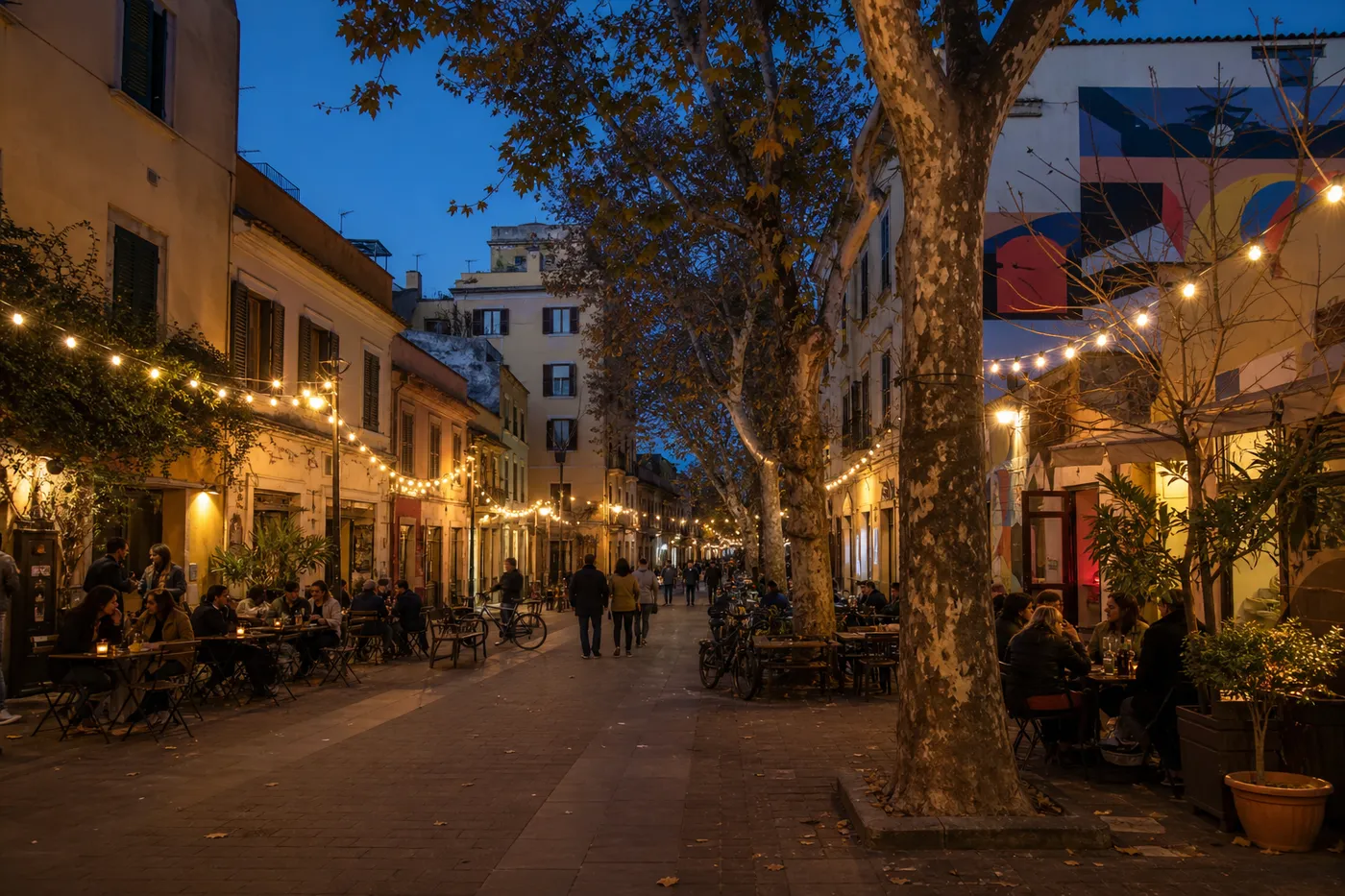 Pigneto Gastronomic Strip & Aperitivo Trail
