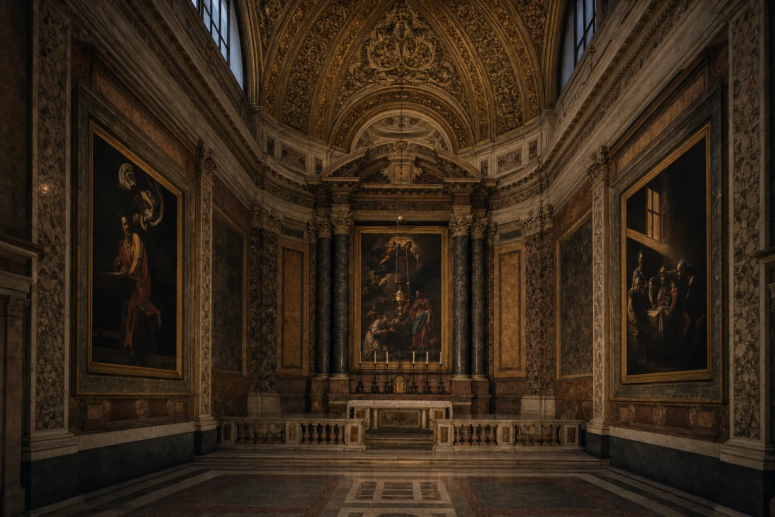 San Luigi dei Francesi & Caravaggio Contarelli Chapel