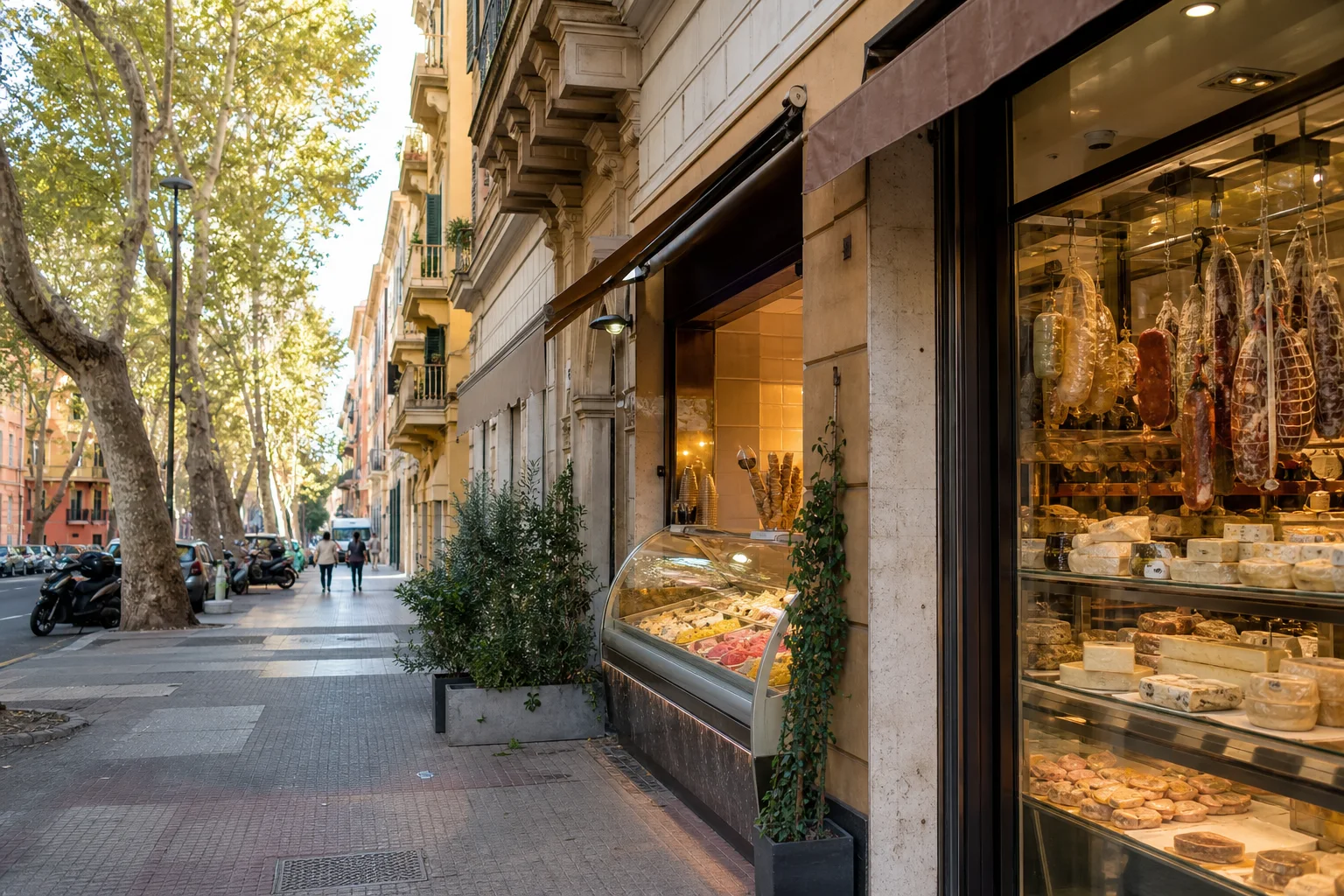 Trieste Neighborhood Delicatessens & Gelato Strip