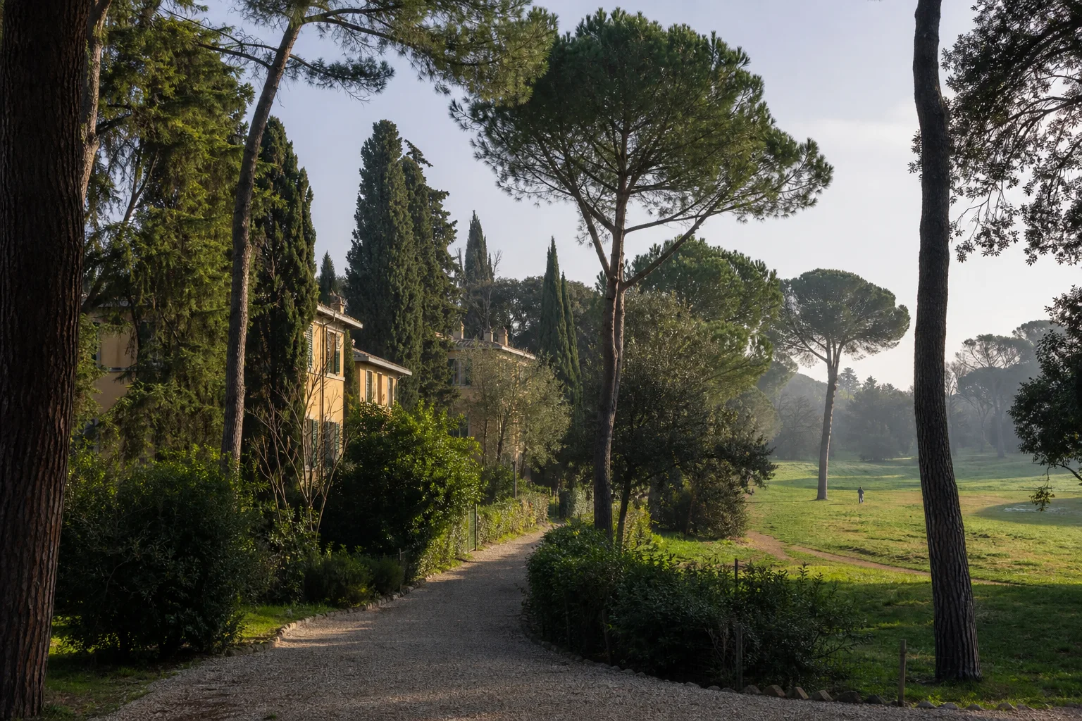 Villa Strohl-Fern & Parco di Villa Borghese North